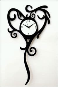 Designer Heart Clock